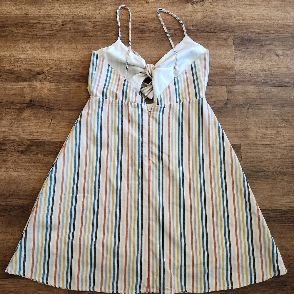 Altar'd State Multi Colored Striped Dress - Picture 2 of 5